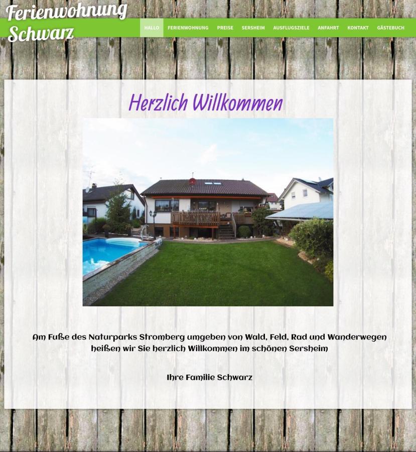 Ferienwohnung Schwarz Sersheim Dış mekan fotoğraf
